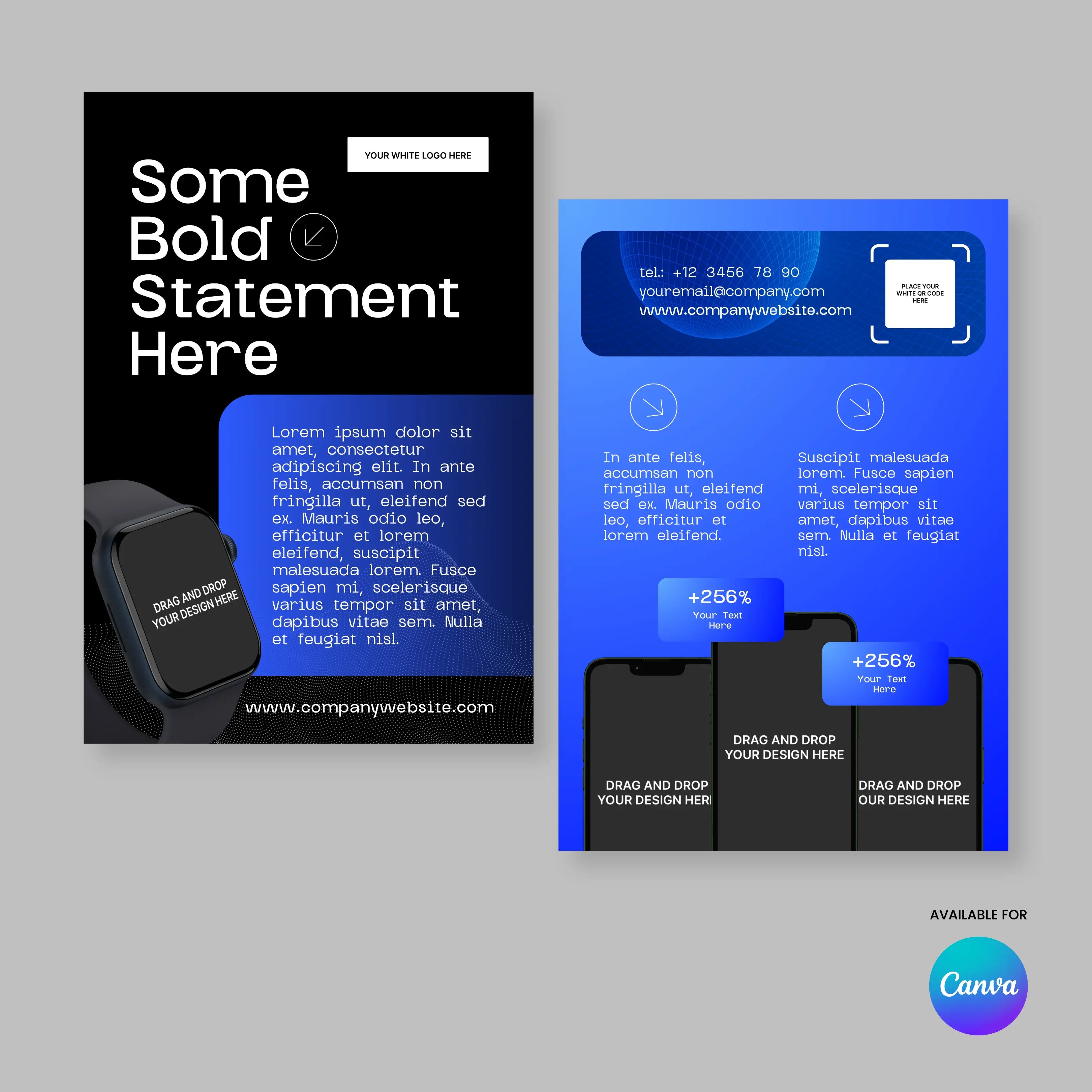 Flyer Template for Canva - Forma 30 Collection | Bold, High-Impact Design for Tech Products, Digital Services & Promotions