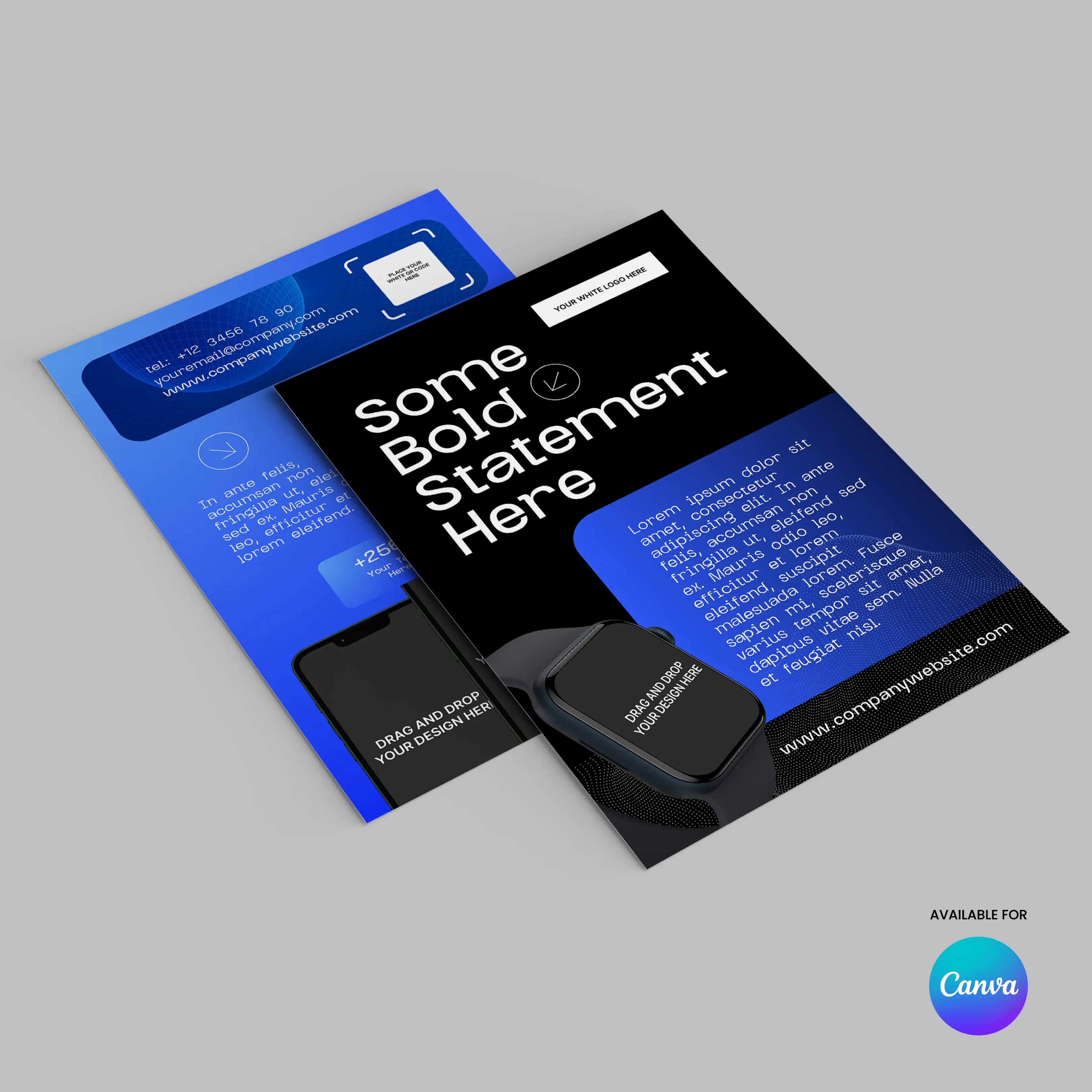 Flyer Template for Canva - Forma 30 Collection | Bold, High-Impact Design for Tech Products, Digital Services & Promotions