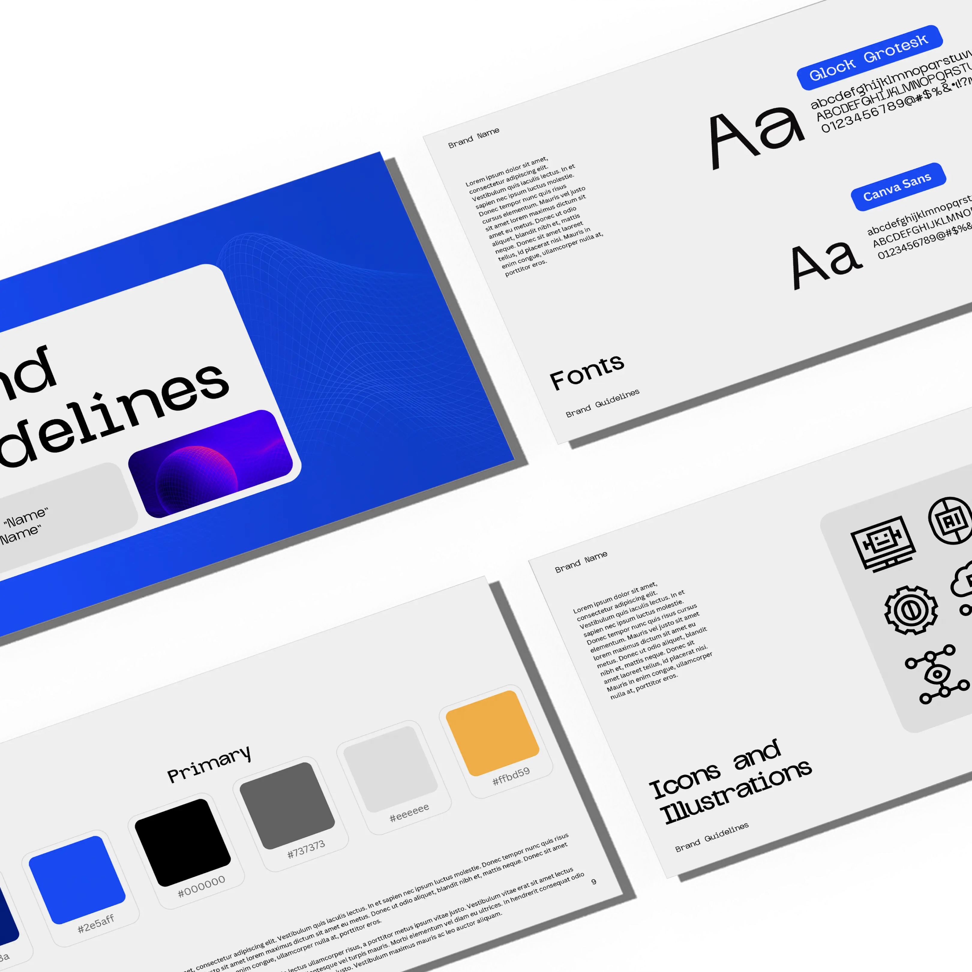 Brand Guidelines Template for Canva - Forma 30 Collection | Editable Brand Book for Logos, Colors, Typography & Visual Systems