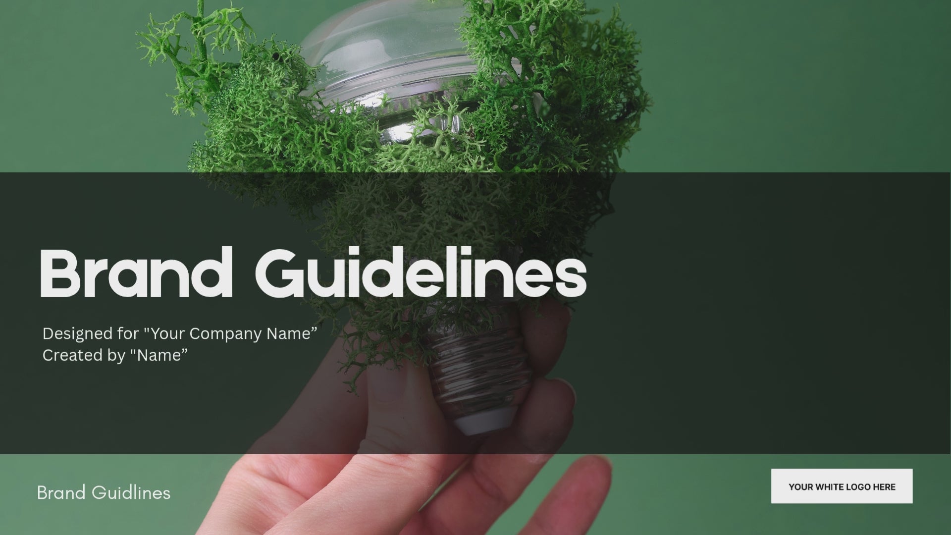 Brand Guidelines Template | Canva Editable, Green Minimal Style (Forma 20)