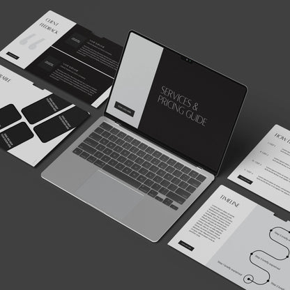Proposal Deck Template for Canva – Forma 60 Collection | Editable Services & Pricing Presentation for Consultants and Creatives