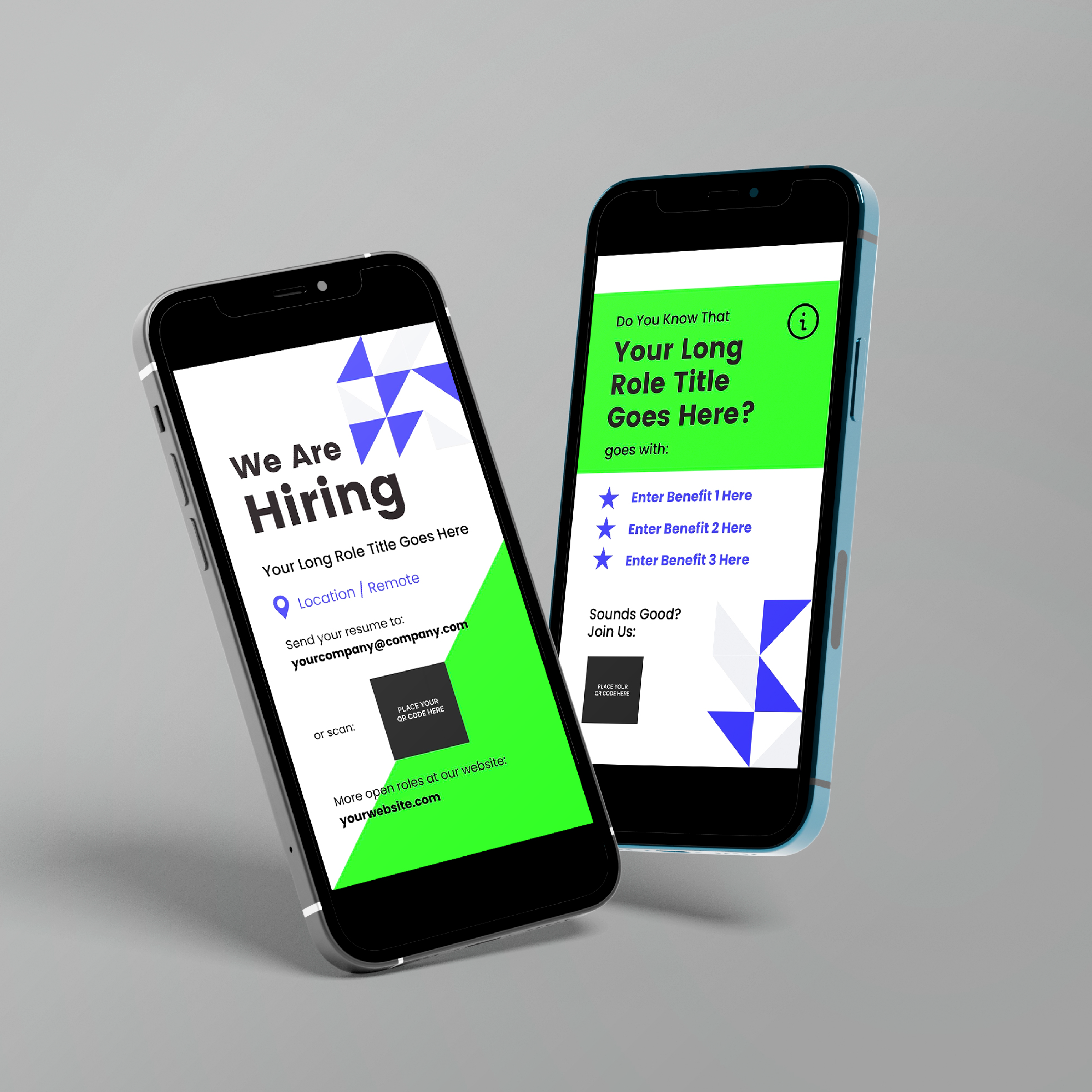 Hiring Social Media Story Templates for Canva - Forma 40 Collection