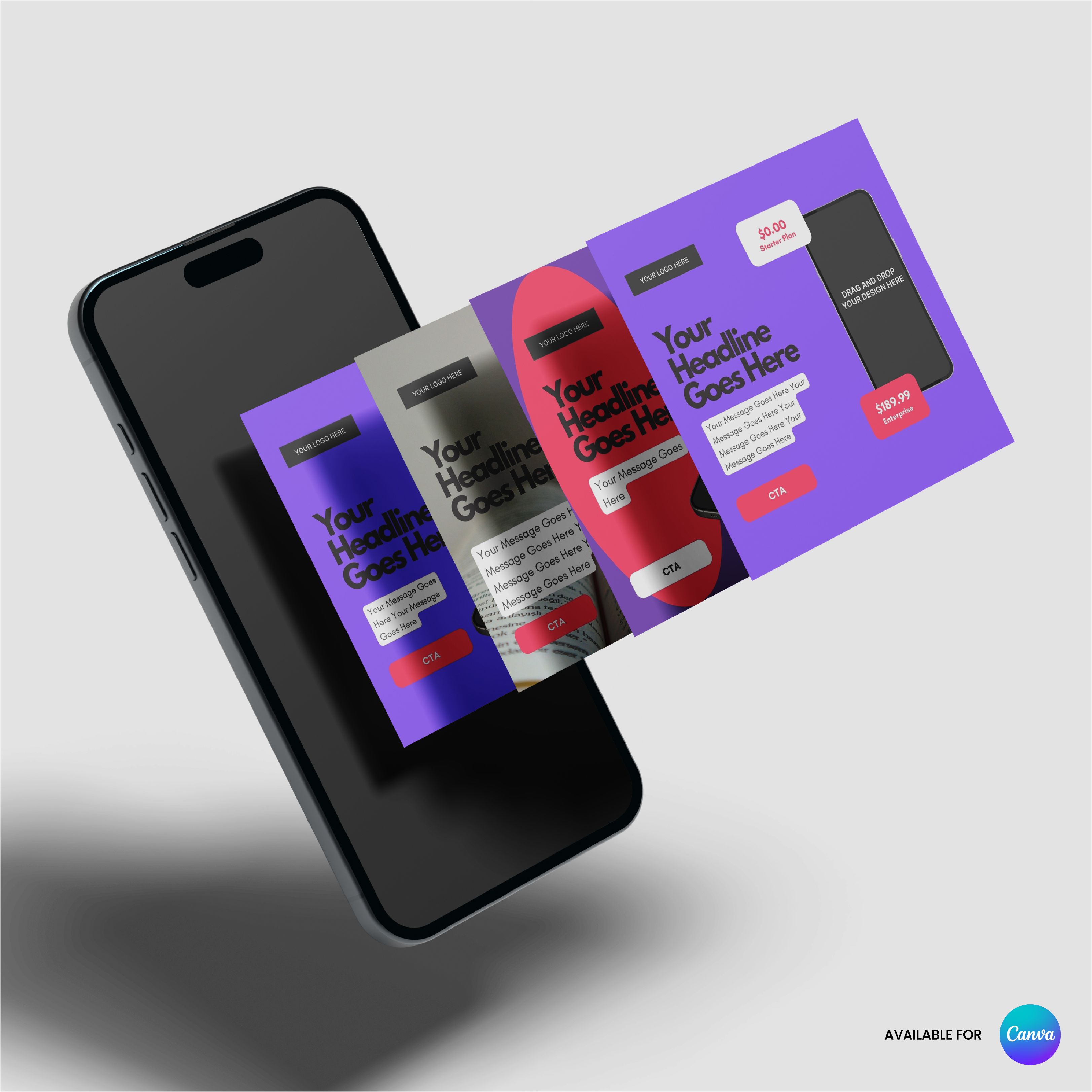 Single Image Paid Ad Templates for Social Media - Canva Format | Forma 10 Collection | Editable Designs for Instagram & LinkedIn