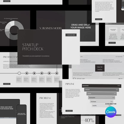 Startup Pitch Deck Template for Canva – Forma 60 Collection | Minimal Presentation for Fashion, Creative & Premium Brands