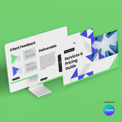 Proposal Deck Template for Canva – Forma 40 Collection | Editable B2B Services & Pricing Presentation