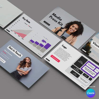 Media Press Kit Template for Canva - Forma 10 Collection