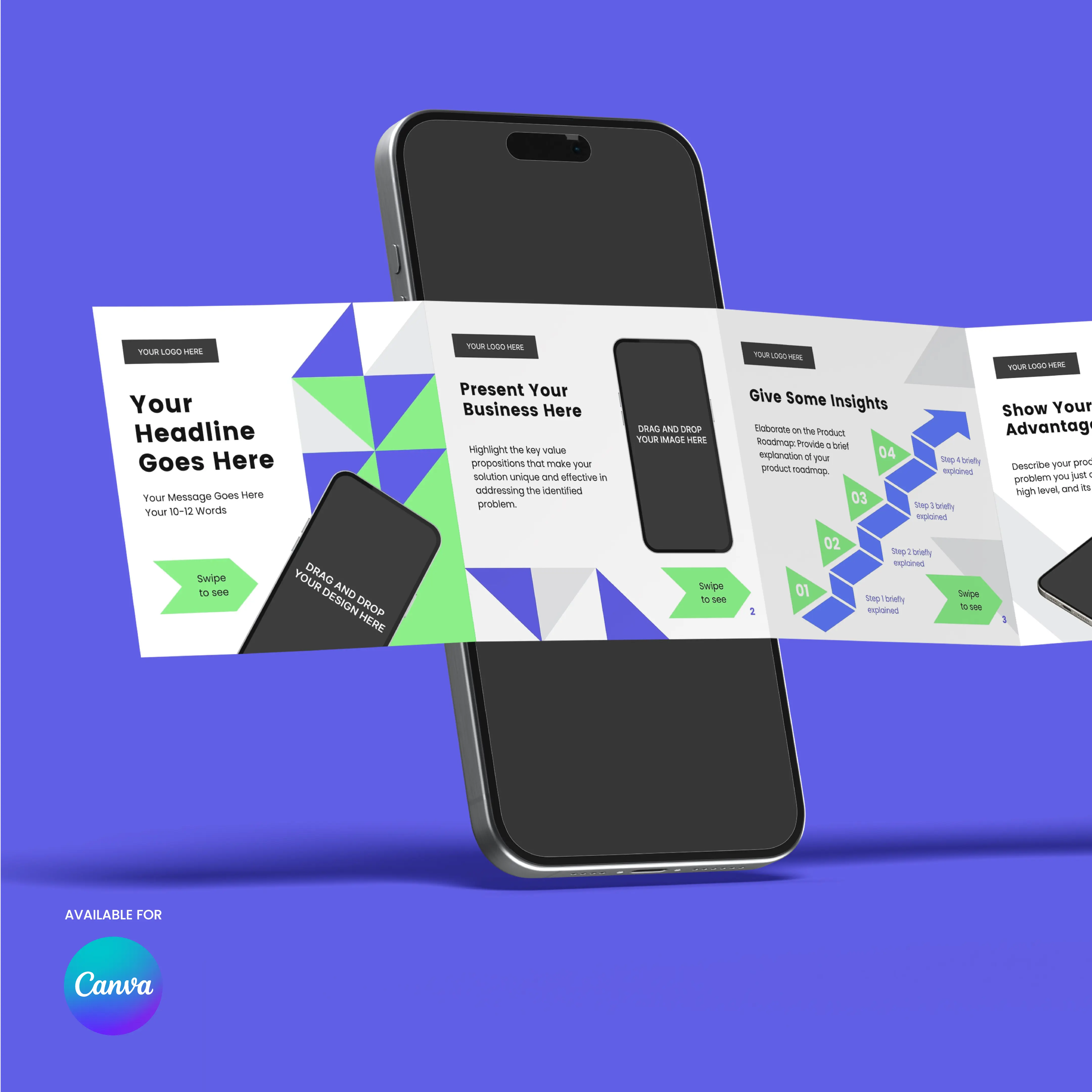 Social Media Carousel Template - Forma 40 Collection | Editable Canva Slides for Instagram & LinkedIn