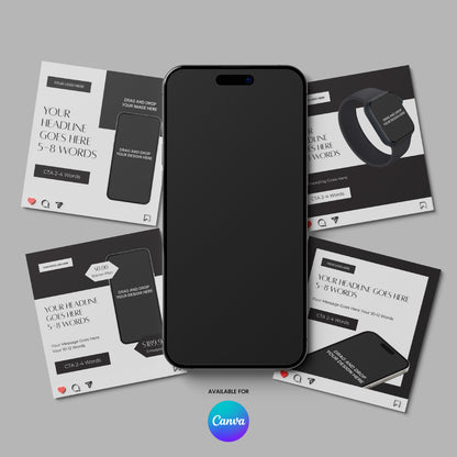 Social Media Paid Ad Templates for Canva - Forma 60 Collection