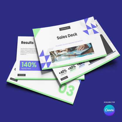 Sales Deck Template for Canva – Forma 40 Collection | Bold Geometric Presentation for Startups & Tech