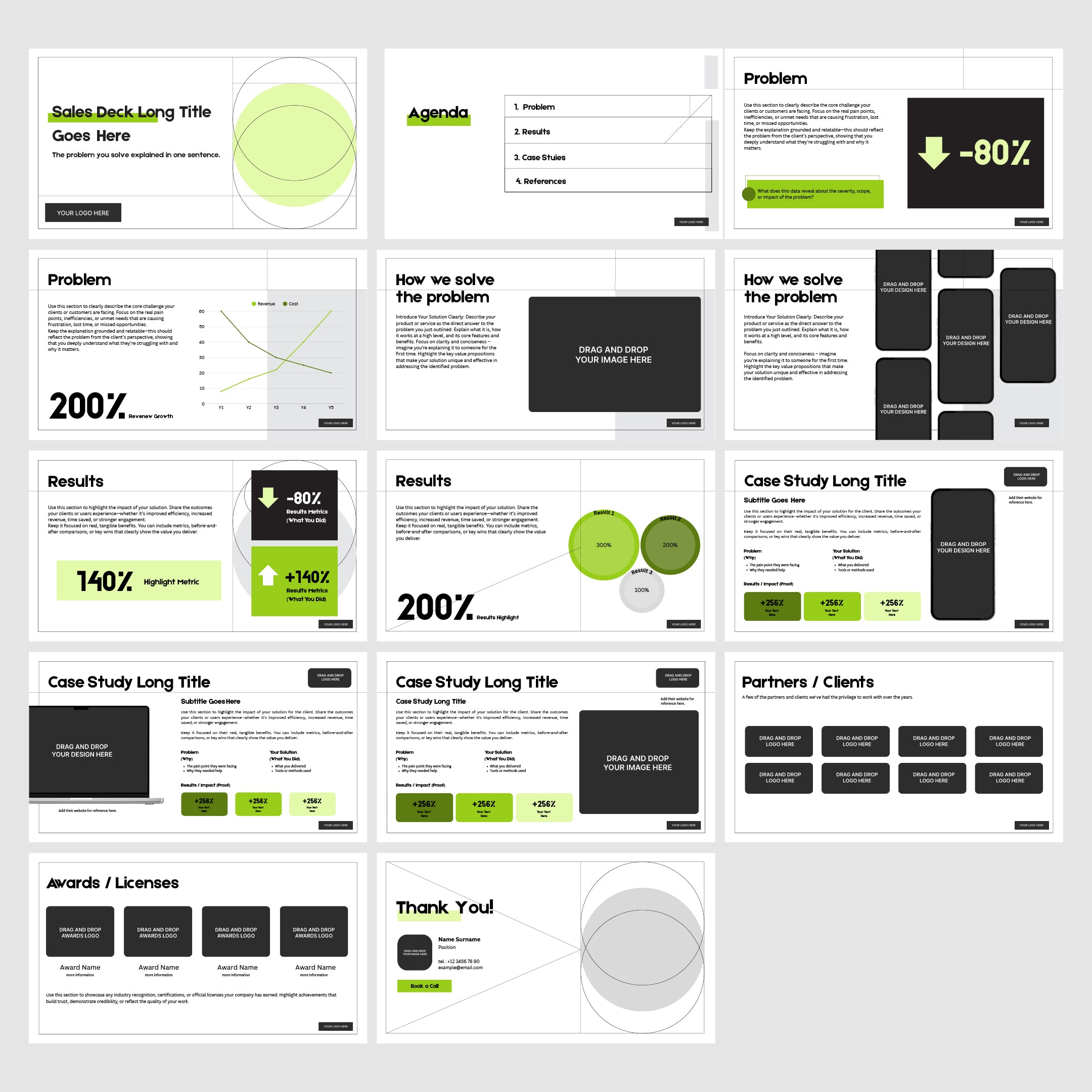 Canva Sales Deck Template - Forma 20 Collection | Professional Presentation for Sales Teams & Startup Pitches