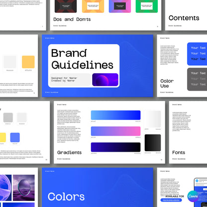 Brand Guidelines Template for Canva - Forma 30 Collection | Editable Brand Book for Logos, Colors, Typography & Visual Systems