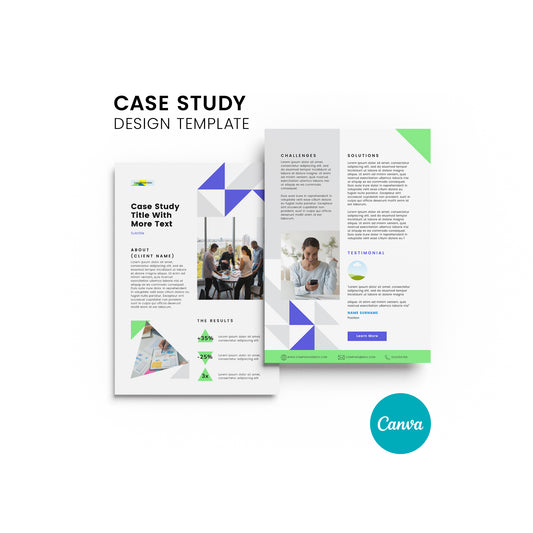 Case Study Canva Template