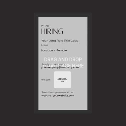 Social Media Hiring Story Templates for Canva – Forma 60 Collection